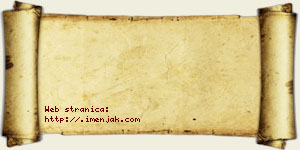 Jagodinka Bršović vizit kartica